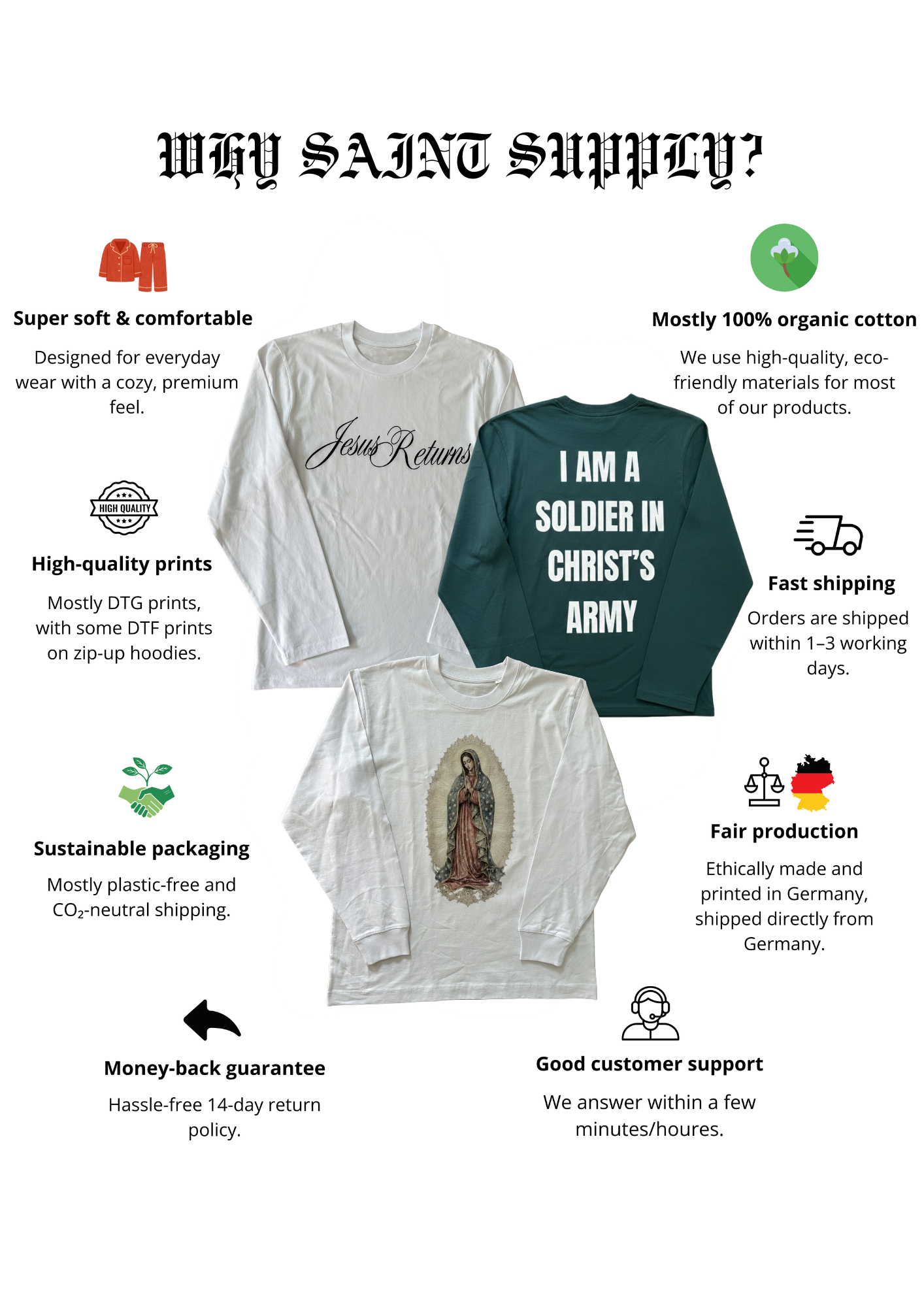 Never2Fly2Pray Tee (regular)