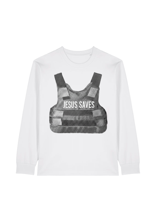 Jesus Saves Longsleeve (heavy)