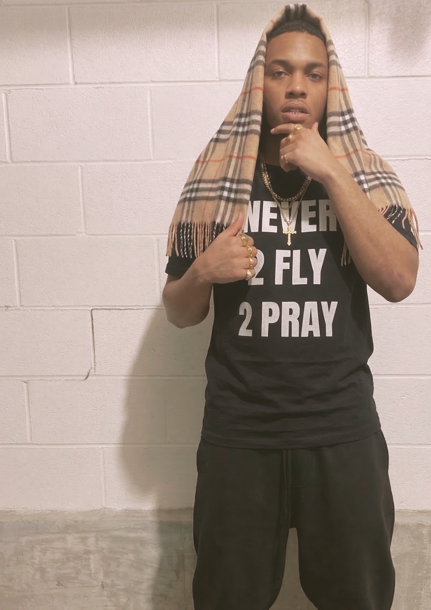 Never2Fly2Pray Tee (regular)