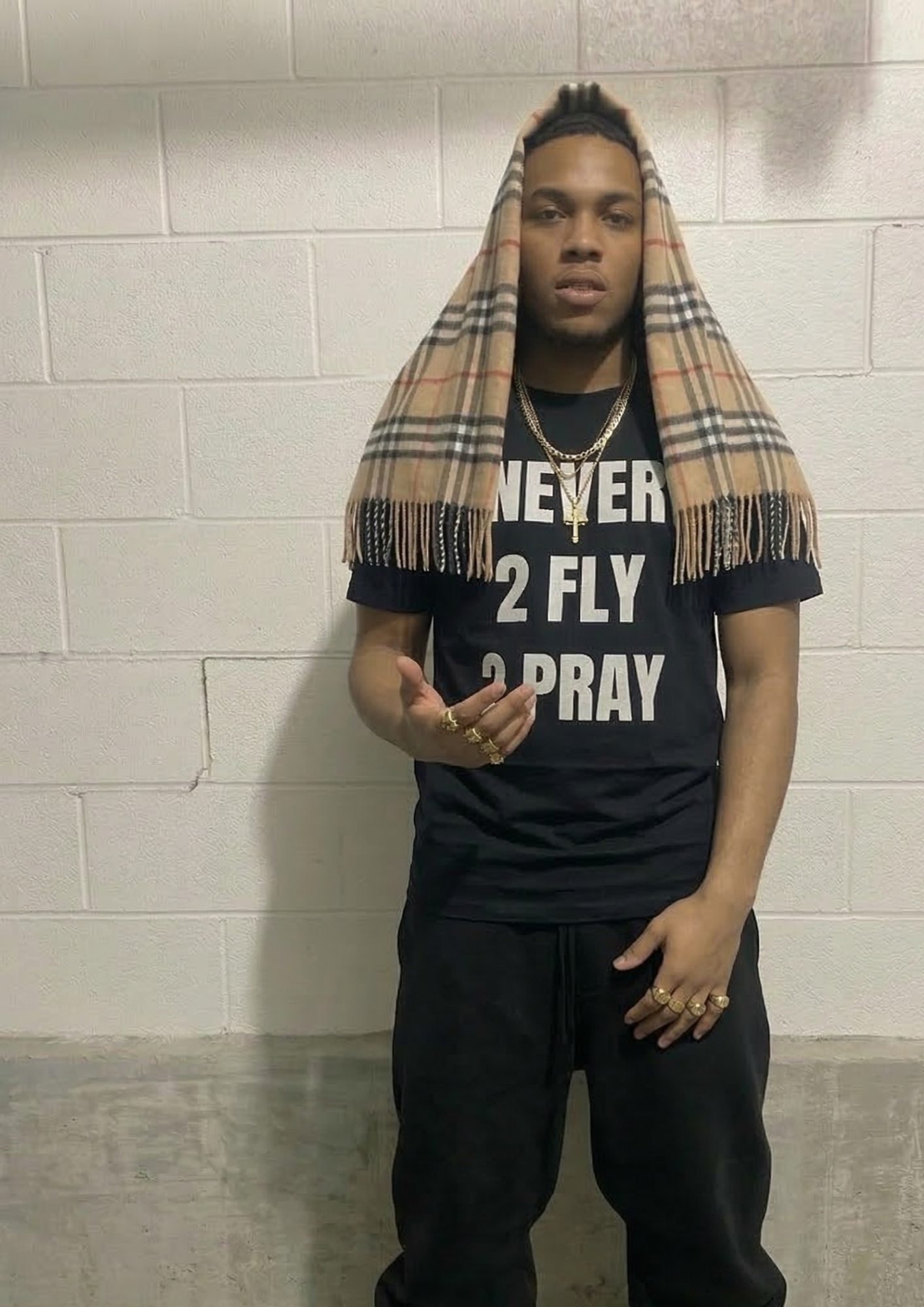 Never2Fly2Pray Tee (regular)