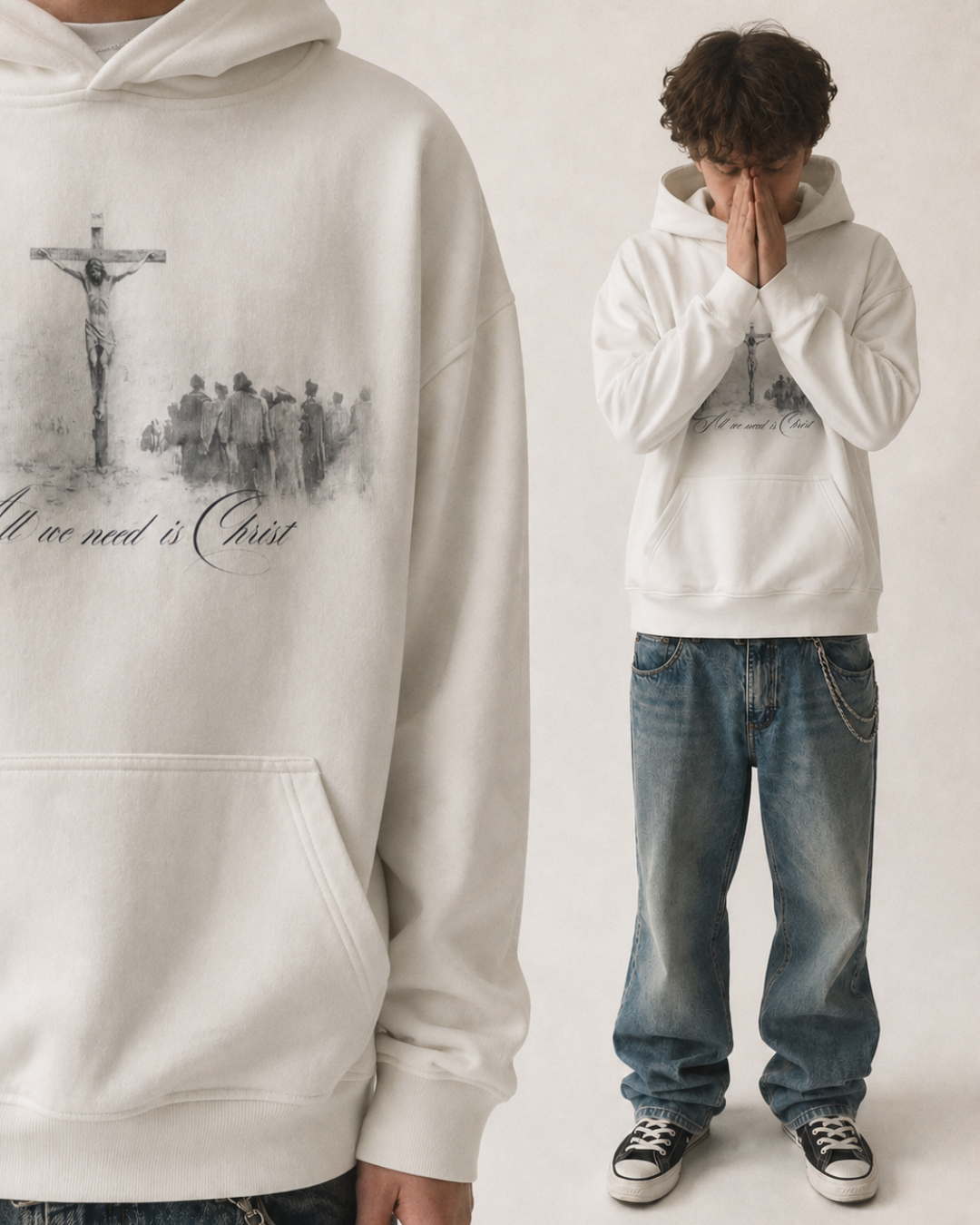 We Need Christ Hoodie