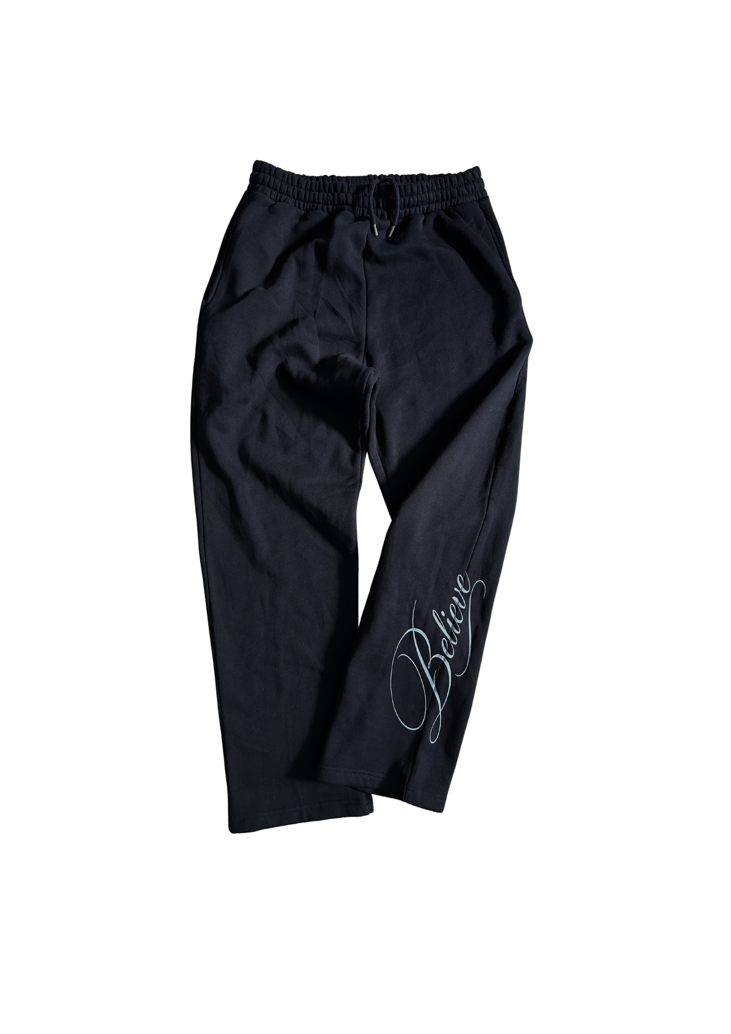 Believe Sweatpants black (wide)