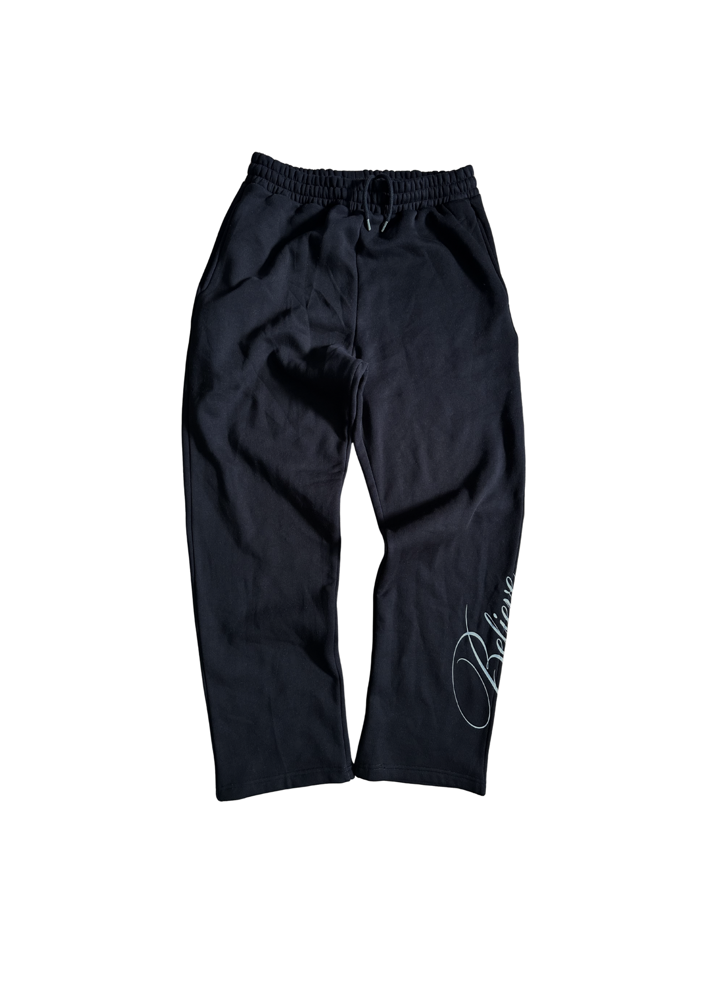 Believe Sweatpants black (wide)
