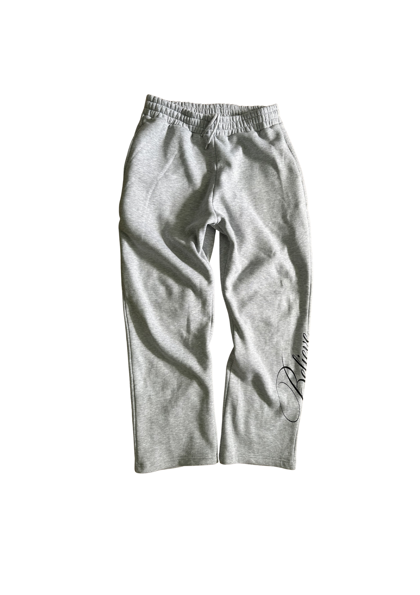 Believe Sweatpants grey (wide)