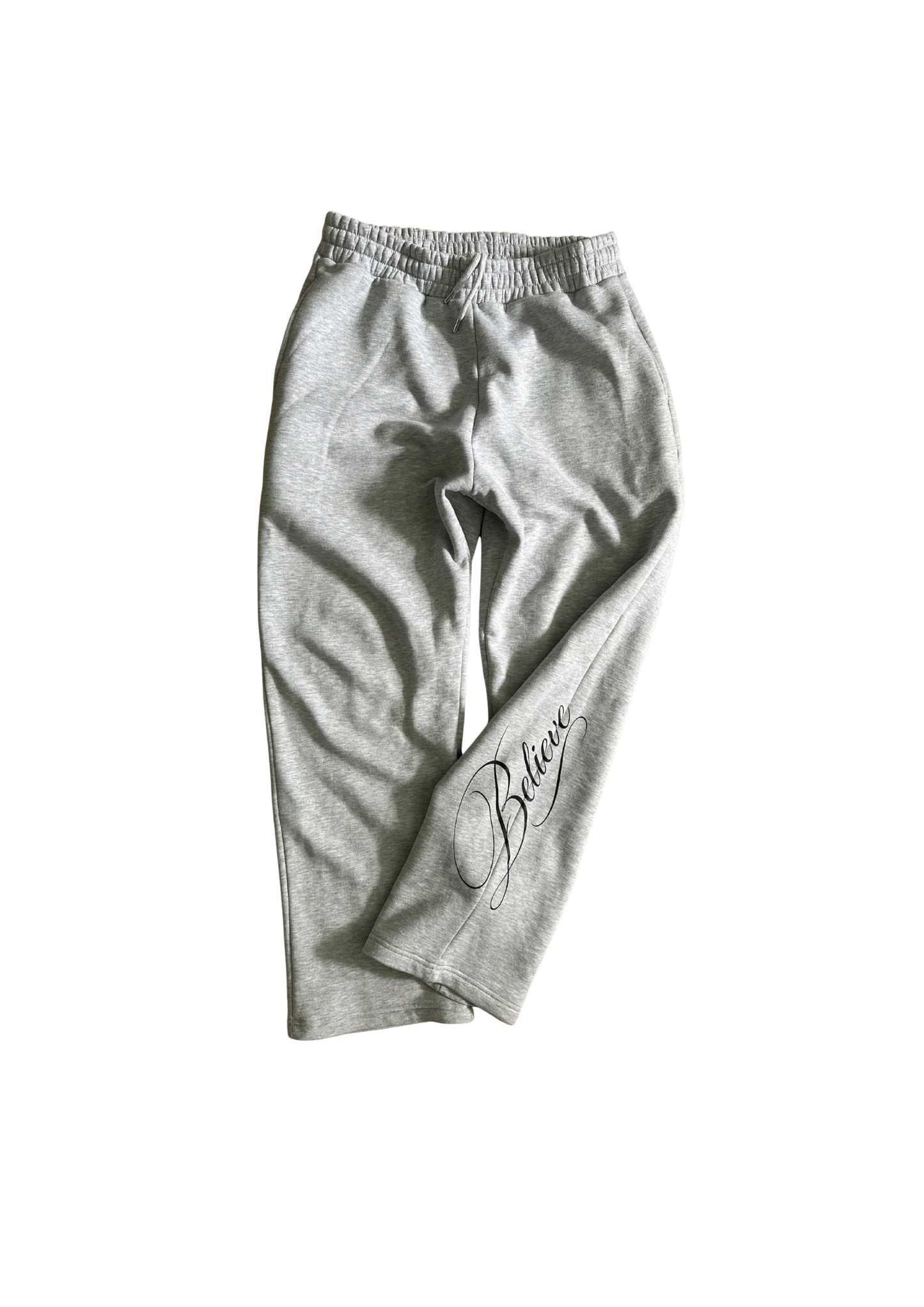 Believe Sweatpants grey (wide)