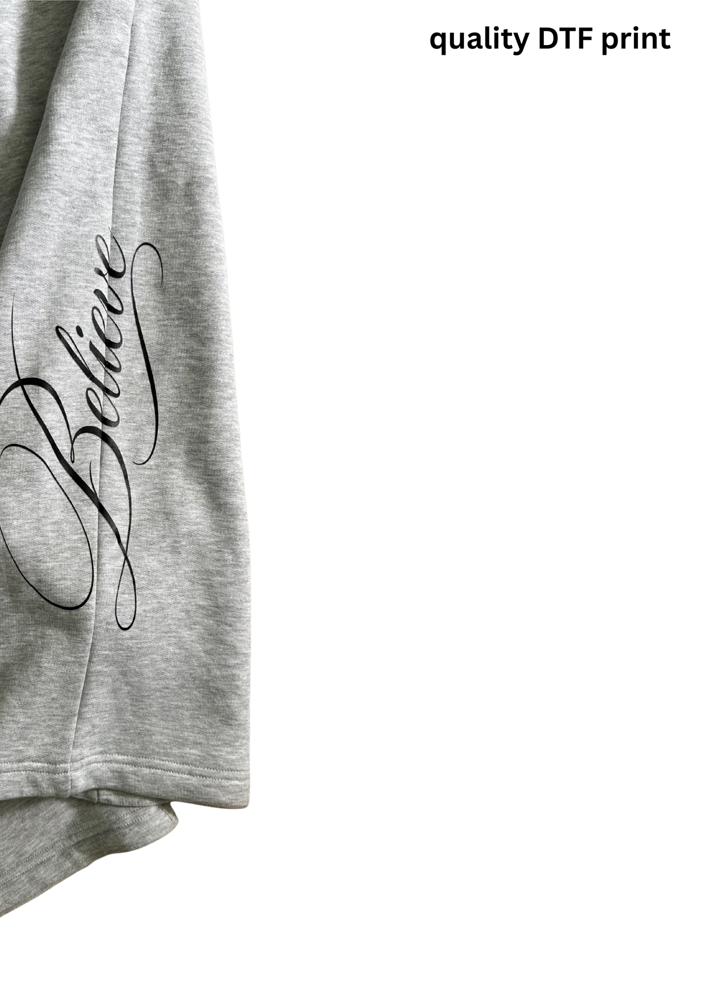 Believe Sweatpants grey (wide)