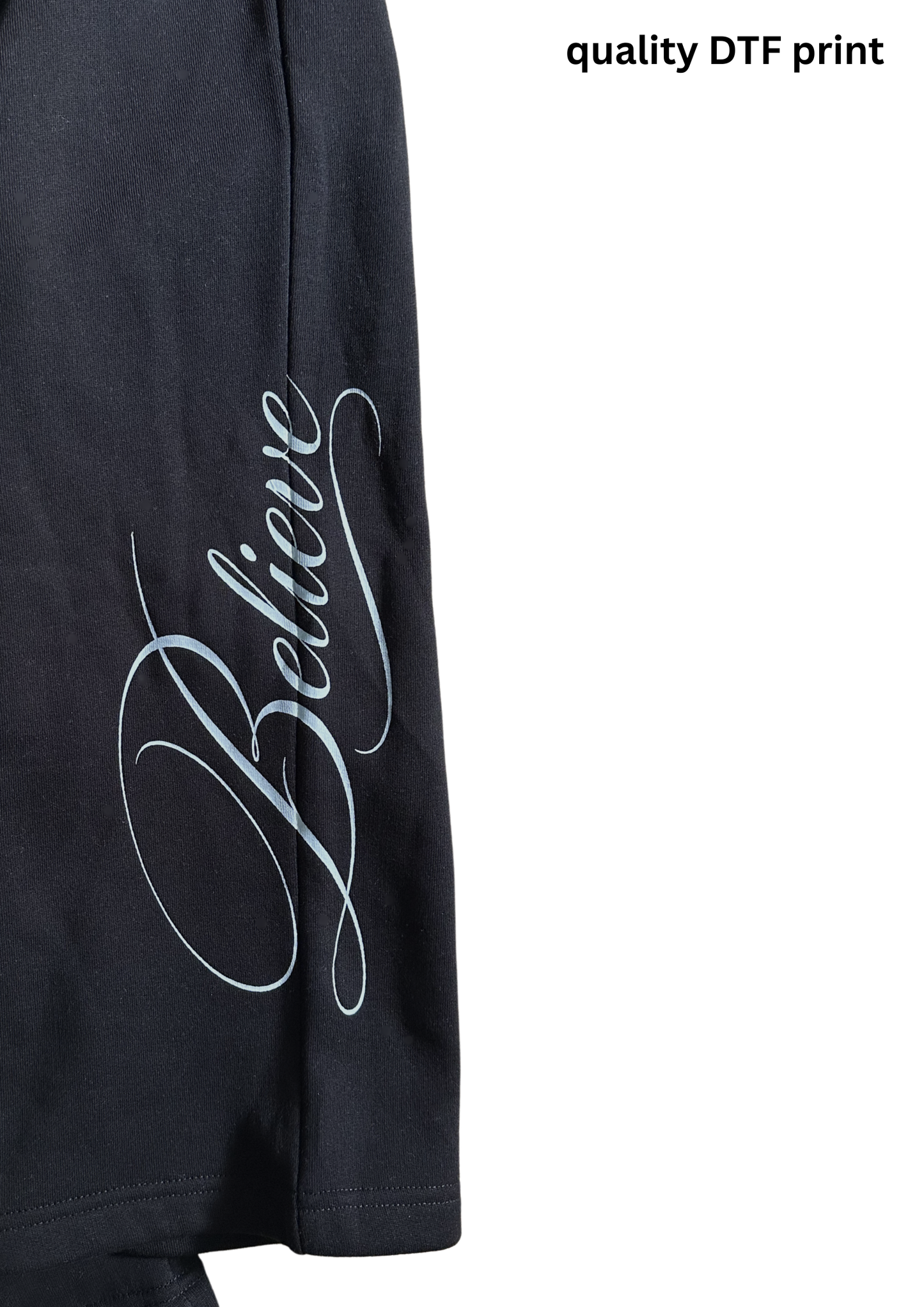 Believe Sweatpants black (wide)