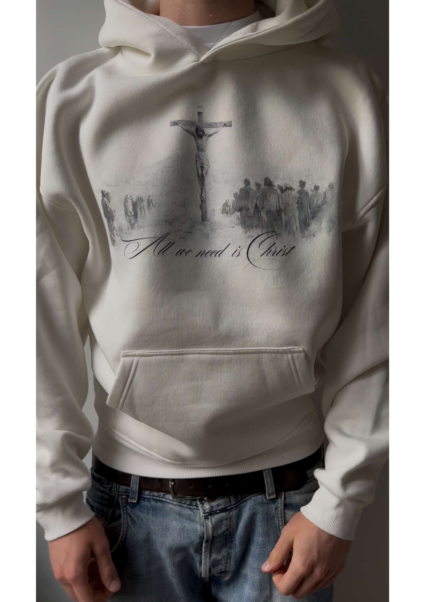 We Need Christ Hoodie