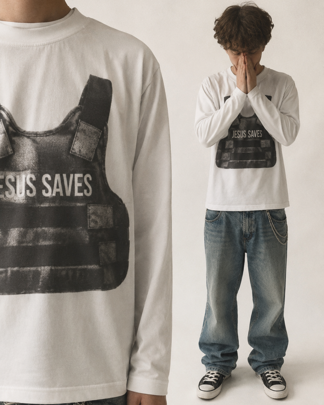 Jesus Saves Longsleeve