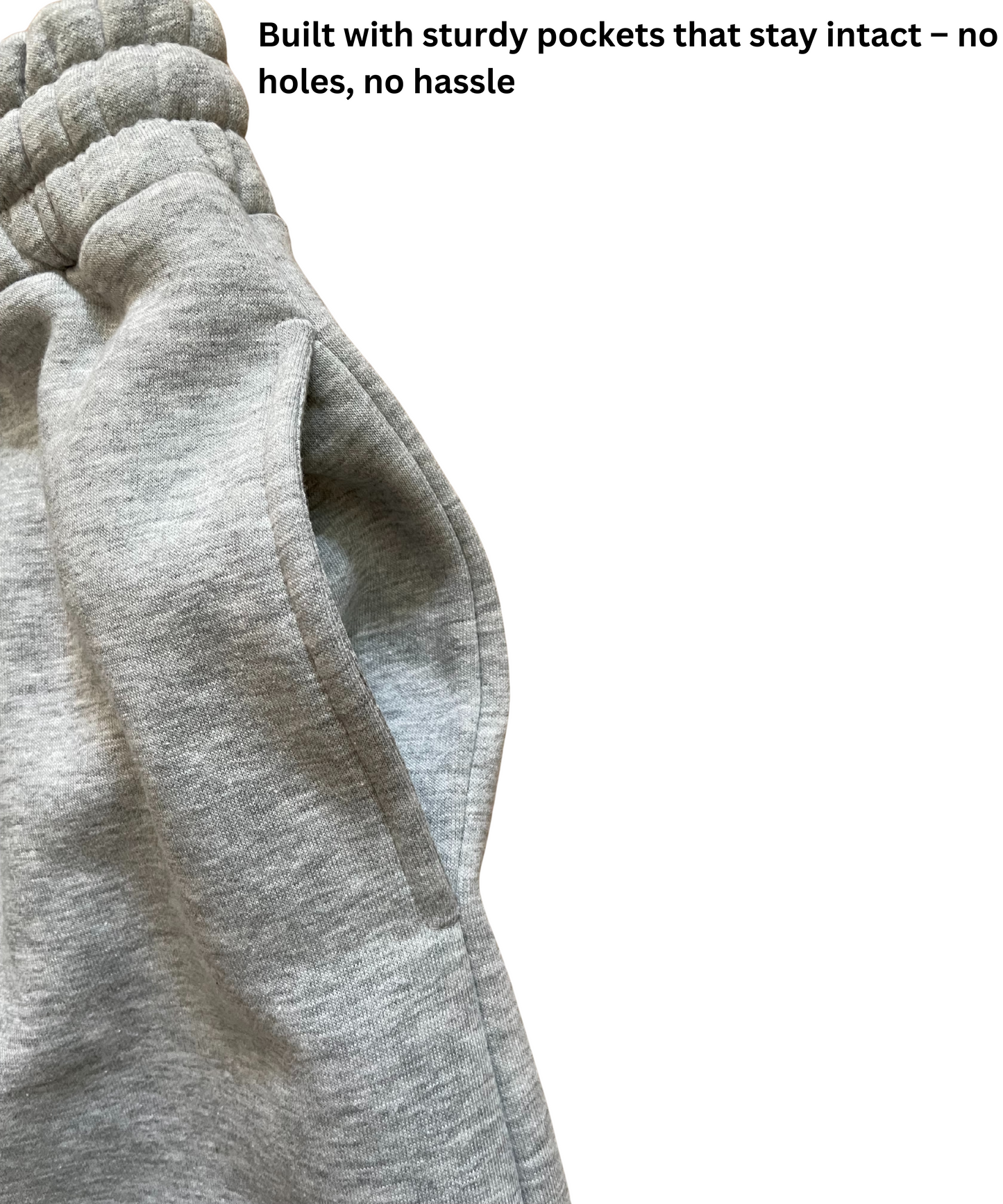 Believe Sweatpants grey (wide)