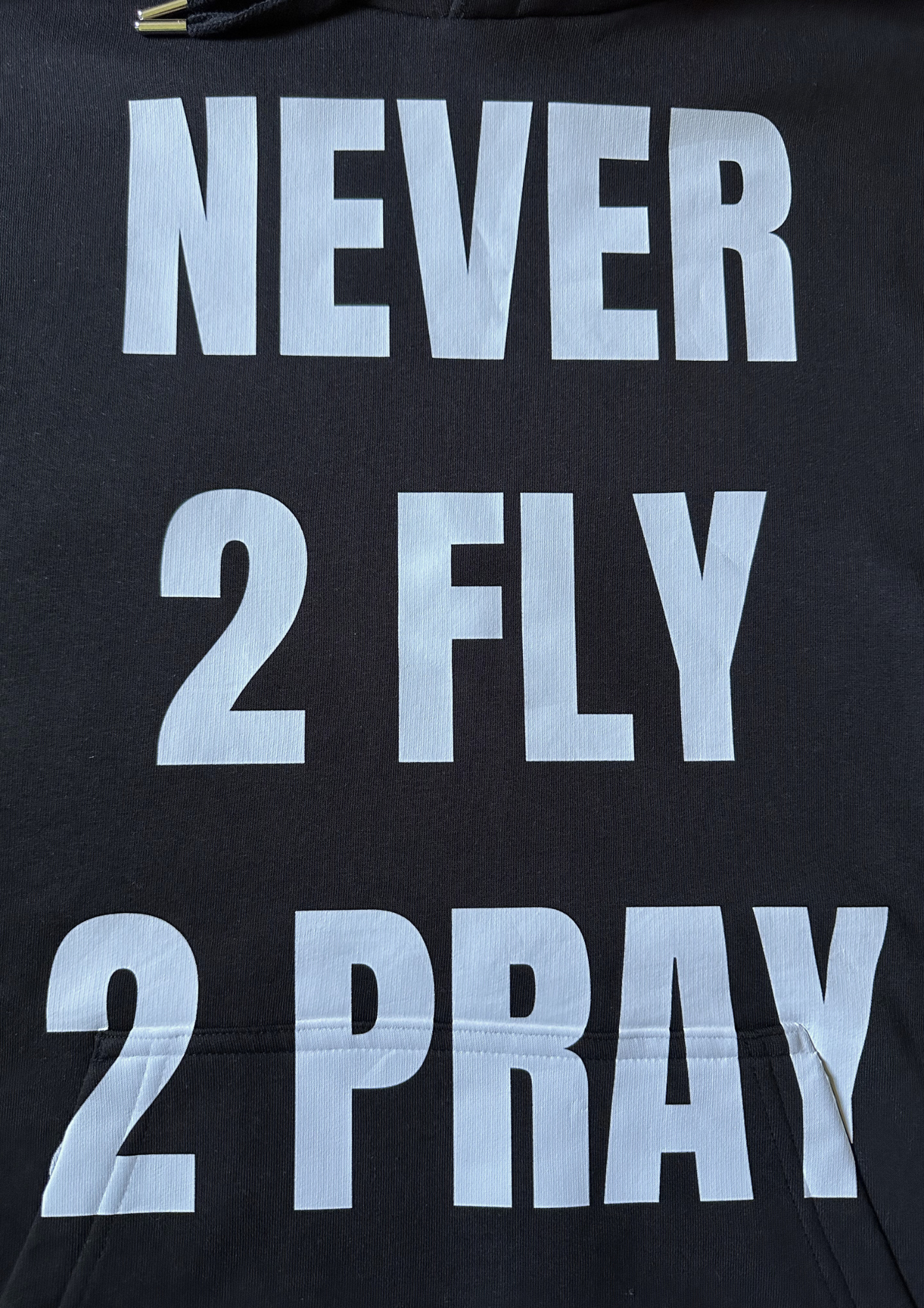 Never2Fly2Pray Hoodie (regular)